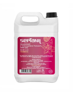 Désodorisant D'atmosphére Puissant Framboise-Vanille Septanil 5L Doctoshop Tunisie