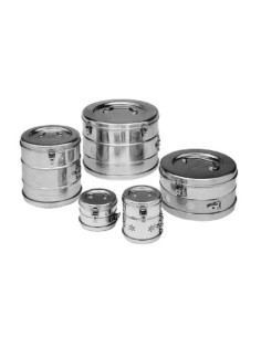 Tambour de Stérilisation Inox HOLTEX diam.390mm*290(h)mm Doctoshop Tunisie