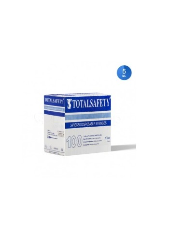 Seringues à Usage Unique Stériles 5ml (lot de 100pcs)