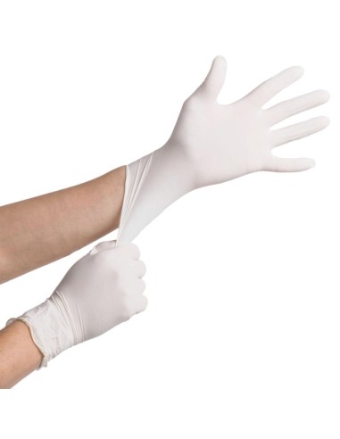 Gants Propres Latex Légérement Poudrées (Boîte de 100) Doctoshop Tunisie