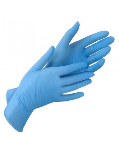 Boite de gants en NITRILE Bleu ( 100 pc) Doctoshop tunisie