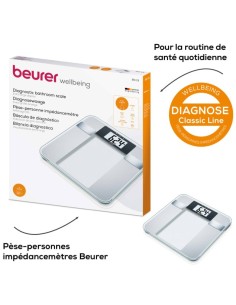 Pèse-Personne Impédancemètre Beurer BG13 en Verre Doctoshop Tunisie