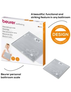 Pèse-Personne Electronique Beurer GS10 Gris en Verre Doctoshop Tunisie