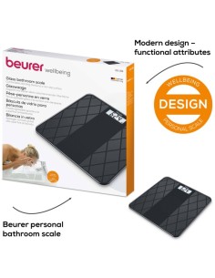 Pèse-Personne Electronique Beurer GS135 en Verre Doctoshop Tunisie