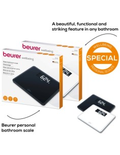 Pèse-Personne Electronique Beurer GS410 SignatureLine Noir Doctoshop Tunisie